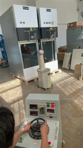 SM6 36kV power-on test. #mediumvoltage #switchgear #electricalequipment #powerdistribution #sm6
