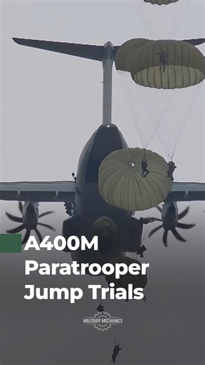 Paratroopers test Airbus A400M jumps, verifying safety, parachute deployment, and landing accuracy using dummies. | Military Mechanics