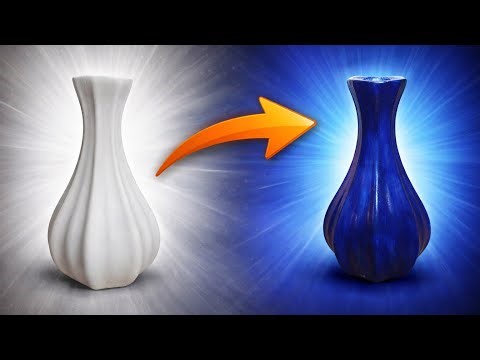 Gypsum Flower Vase Making | DIY Home Decor Transformation | Before & After