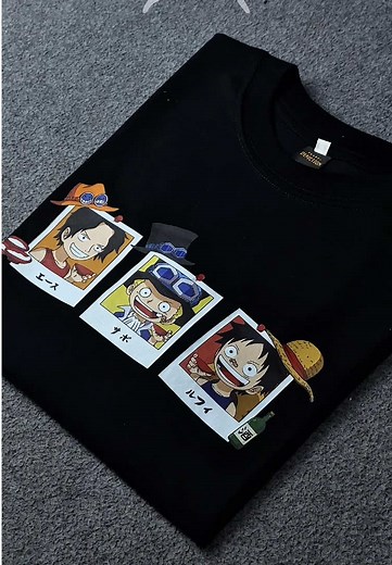 New One Piece tees collections🏴‍☠️ #onepiece #asl #ace #sabo #luffy #shanks #tshirt #anime