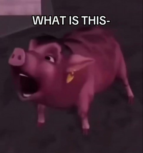 Pig saying daddy make it go away meme SPED UP from some Barbie movie
