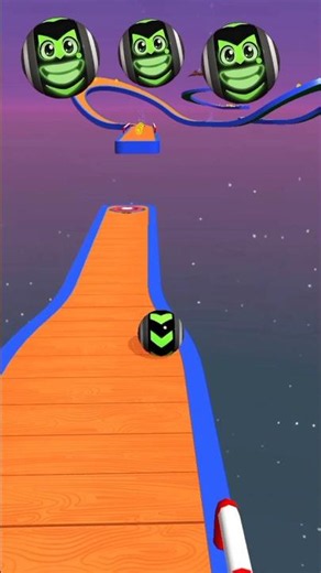 rolling 3D ball super speed run 😨#rollingball #shortvideo