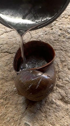 Home aluminum casting tutorial snail #diy #satisfying #shorts