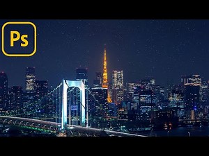 【Photoshop】夜空を星空に変える方法