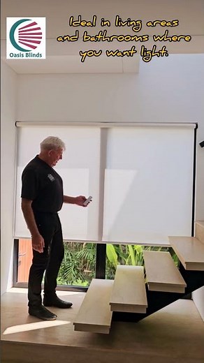 Translucent roller blinds for privacy, letting light in, blocking cold and heat. #rollerblinds