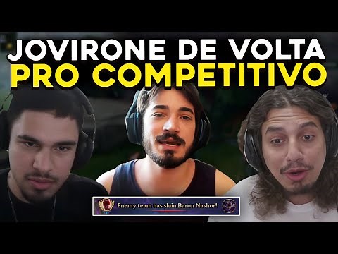 TIME DO JOVIRONE TREINANDO COM A IDL, SURSKITY O MELHOR COMENTARISTA - RENECRODILO LEAGUE OF LEGENDS