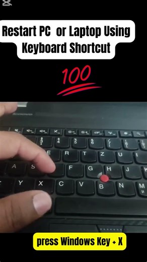 computer keyboard shortcut keys restart pc or laptop #shorts