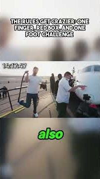 The Rules Get CRAZIER: One Finger, Red Box, and One Foot Challenge #shorts