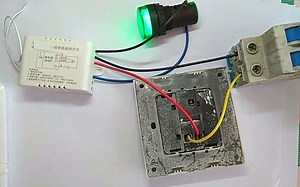 LED灯的手动和智能控制，遥控开关的4根线怎么接？