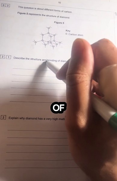 AkramEducation (@akrameducation) - GCSE Chemistry Paper 1: Diamond Structure and Bonding Explained