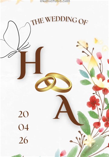 🦋Wedding E-Invitation Theme : Butterfly Garden Video Price : RM20 E-Card Ready in 2 weeks — book your slot early‼️ Whatsapp : 0125154544 #weddingecard #ecardkahwin #weddingonline #wedding #cardkahwin