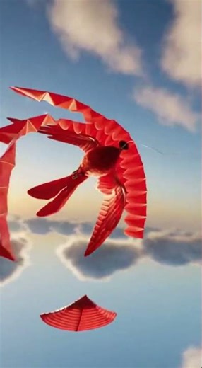 Balloon Transforms Into Bird: A Mesmerizing Freedom Metaphor Journey,