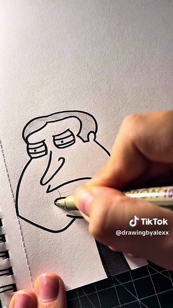 Glenn quagmire drawing #drawing #artsoftiktok #arttutorial | drawings
