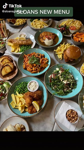 Sloans Glasgow New Menu Announcement
