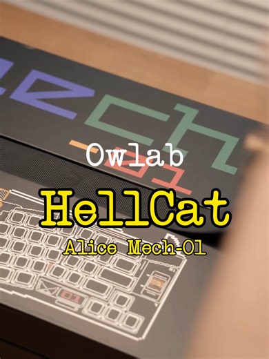 คีย์บอร์ด 1 ใน 9 ตัว ในไทยเท่านั้น เจอได้ที่ Keypro! Owlab Hellcat Alice Mech01 #Keypro #คีย์บอร์ด #Keyboard