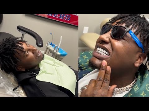 HoneyKomb Brazy Cant Stop Smiling After Getting His Permanent Diamond Teeth Upgraded To VVS
