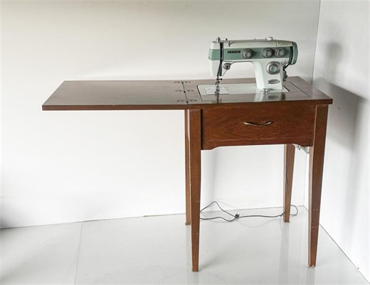 Vintage New Home 701 Sewing Machine With Sewing Table and Foot Pedal - Etsy
