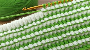 5.3M views · 98K reactions | Super easy Tunisian crochet should take two-color stitches very easy Tunisian crochet #crochet #knitting | Nurgül İle El Sanatları | Facebook
