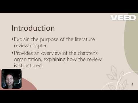 How to Write chapter 2 in a Research Proposal
