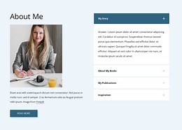 About me and my publications - HTML Template by Nicepage