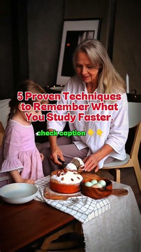 5 Proven Techniques to Remember What You Study Faster. #learning #studysuccess