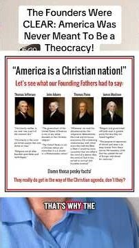 The Founders Were CLEAR: America Was Never Meant To Be a Theocracy #politics #usa #foundingfathers