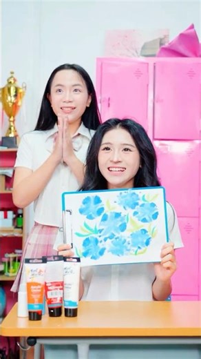 A Quick Trick to Draw Beautiful Flowers 🎨🌸 #anna