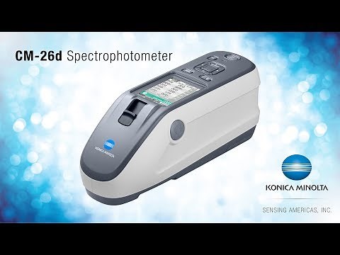 CM-26d Spectrophotometer - Konica Minolta Sensing Americas