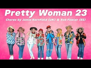 PRETTY WOMAN 23 | Line Dance | Choreo by Jamie Barnfield & Rob Fowler | Demo by KARINA LD CLASS