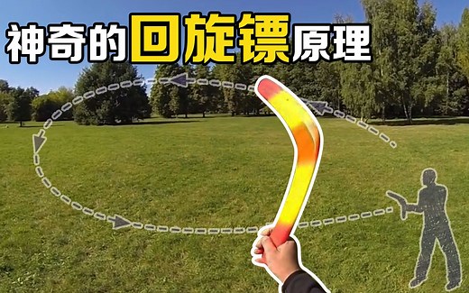 有趣的科学现象，为什么回旋镖能自己飞回来？你知道原理吗