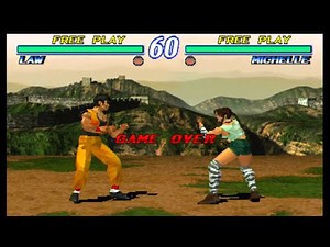 Tekken 2 (arcade version) demo attract mode