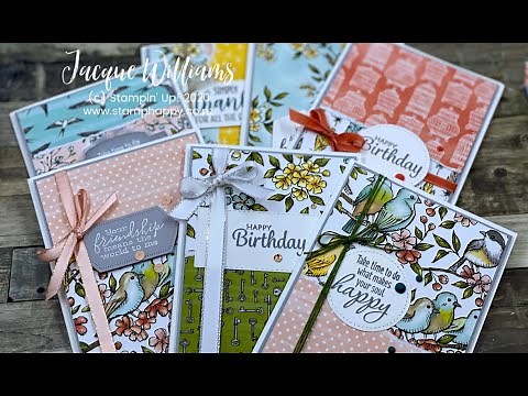 A Card Idea You Can't Live Without For Using Your Printed Papers! Rip and Flip Quick Easy Cards