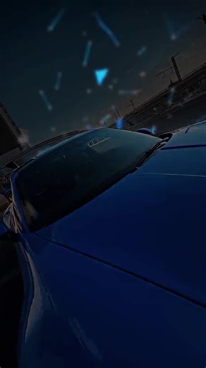 High-Performance Blue Sports Car Showcase
