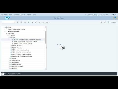 SAP S/4 HANA MM - Módulo de Compras. - Navegación Inicial.