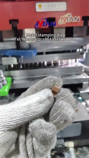 Yanman copper terminal auto stamping die #factory #formingdies #manufacturing #ternimal #stampingdie