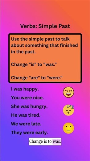 Verbs Tense: Simple Past