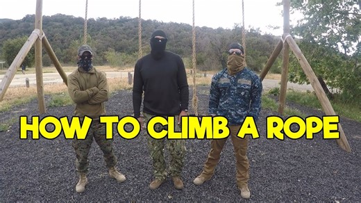 How to Climb a Rope Like a Soldier
