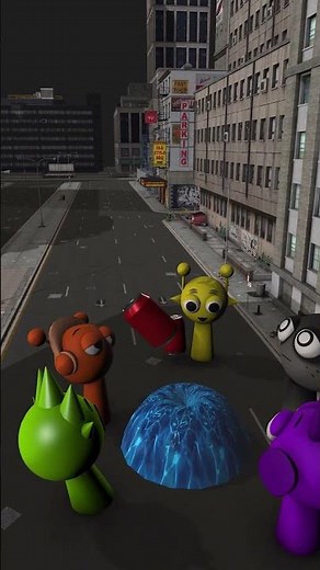 💥 Sprunkis Gone Wild! Fighting Over One Bottle 5 😂 #animation #sprunk #shorts