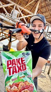 Llevamos comida con drone a gente en la playa | Ah Barbaro