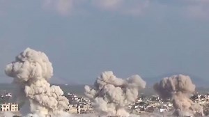 El video de las bombas termobáricas lanzadas por Rusia