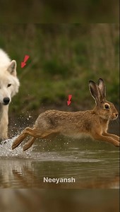 This Rabbit 🐇 Swims in Water 😱