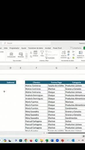 Así podemos filtrar dinámicamente con listas desplegables en #excel #elingefrancisco | El Inge Francisco