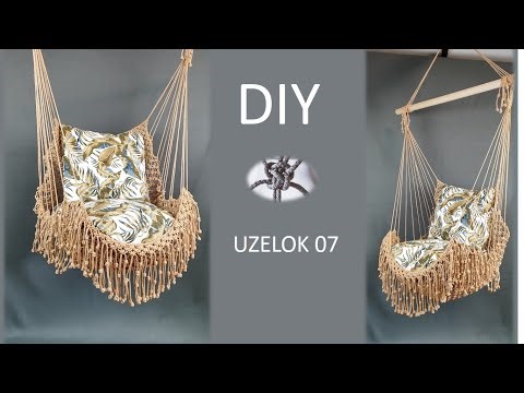 Swing Chair Tutorial│ Macrame Easy Tutorial | Makrome Salıncak Yapımı