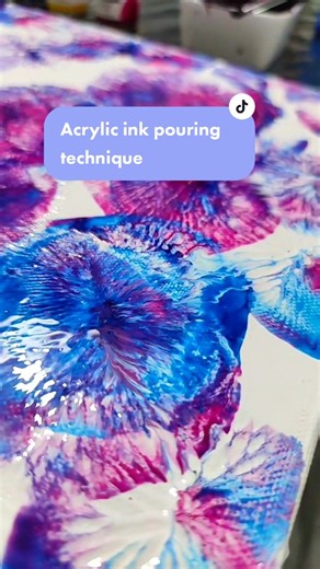 Acrylic Ink Painting Tutorial: Balloon Dip Technique