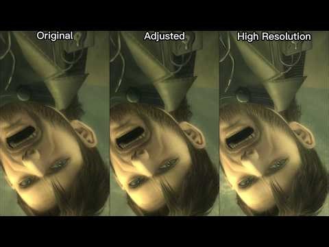 MGS 3 (Master Collection): Original vs Adjusted vs High Resolution Modes