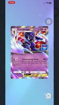 Pokémon TCG Pocket - Open Event Pack to get Event Card: Ceruledge EX #103 #pokemontcg