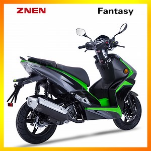 [Hot Item] Hot Sale Optional Bluetooth APP LED Headlamp/Rearlamp/Turning Lights Gas 4-Stroke Scooter