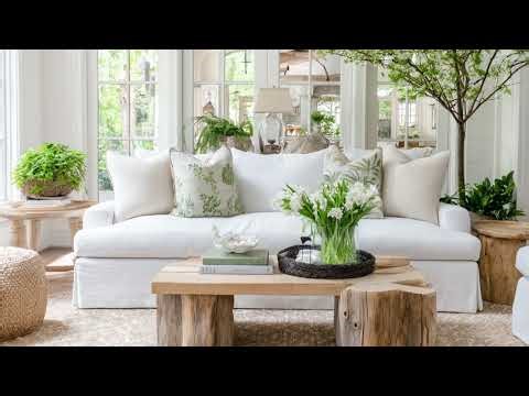 Rustic Spring Farmhouse Decor Ideas with Fresh Greenery and Warm Natural Wood Accents!
