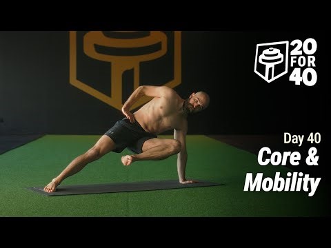 40 Day Bodyweight Fitness Challenge | No Talking, All Levels || Day 40 - Mobility & Core
