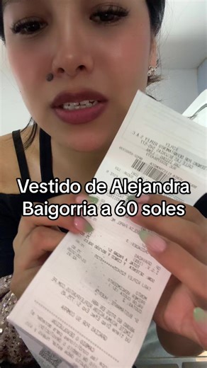 Vestido de Alejandra Baigorria a 60 soles